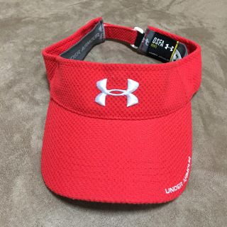 アンダーアーマー(UNDER ARMOUR)のアンダーアーマー  サンバイザー  美品(サンバイザー)