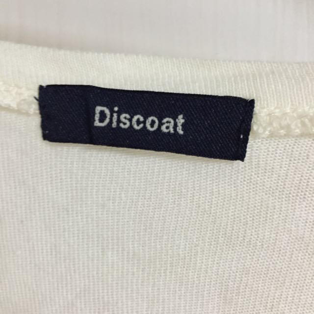 Discoat(ディスコート)の立体リボン英文字刺繍のロンT レディースのトップス(カットソー(長袖/七分))の商品写真