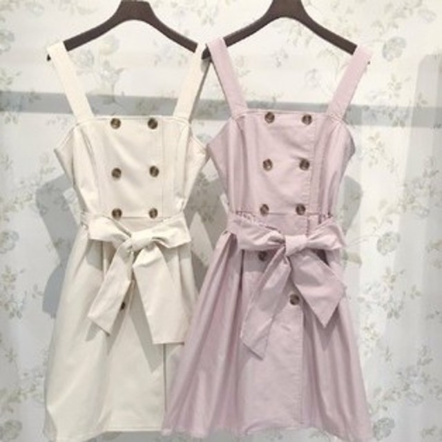 新品AnMILLE♡トレンチリボンOP