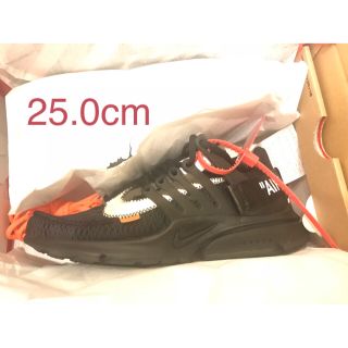 オフホワイト(OFF-WHITE)のNIKE x OFF-WHITE エアプレスト 25cm(スニーカー)