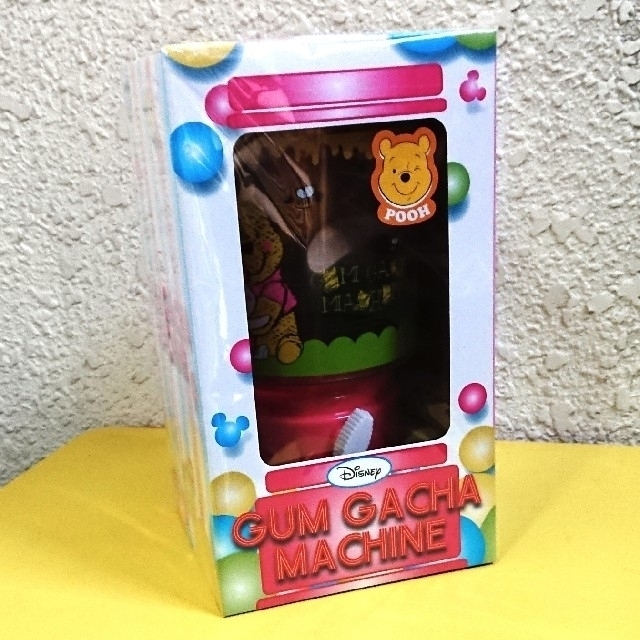 くまのプーさん☆ガムガチャマシーン エンタメ/ホビーのおもちゃ/ぬいぐるみ(キャラクターグッズ)の商品写真