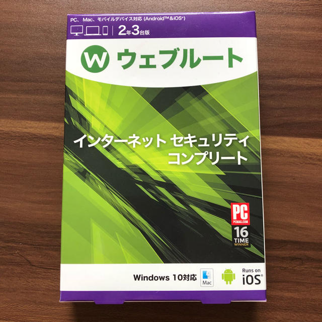 Norton(ノートン)のウェブルート インターネットセキュリティコンプリート スマホ/家電/カメラのPC/タブレット(PC周辺機器)の商品写真