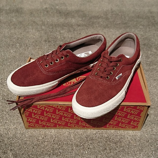 VANS(ヴァンズ)の【28cm】VANS ERA PRO FOXING CHECKERS BROWN メンズの靴/シューズ(スニーカー)の商品写真