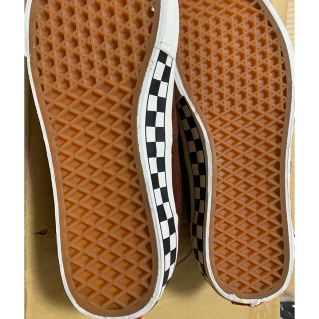 VANS(ヴァンズ)の【28cm】VANS ERA PRO FOXING CHECKERS BROWN メンズの靴/シューズ(スニーカー)の商品写真