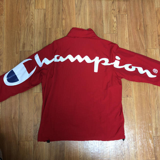 Supreme(シュプリーム)のSupreme x Champion Track Jacket RED  メンズのジャケット/アウター(ナイロンジャケット)の商品写真