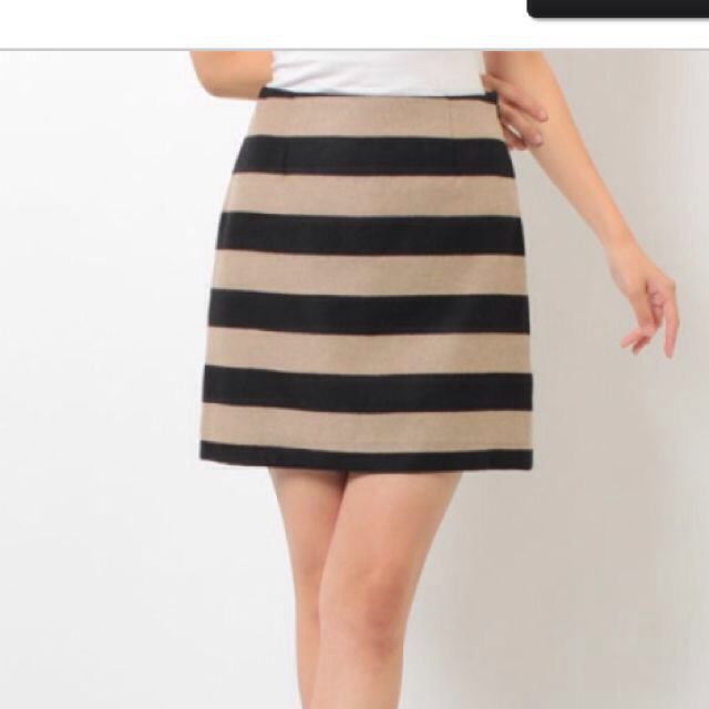 NATURAL BEAUTY BASIC(ナチュラルビューティーベーシック)のナチュビ♡ボーダースカート レディースのスカート(ミニスカート)の商品写真