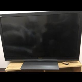 ミツビシ(三菱)の三菱 real テレビ 37インチ lcd-37f4500wx リモコン付き(テレビ)