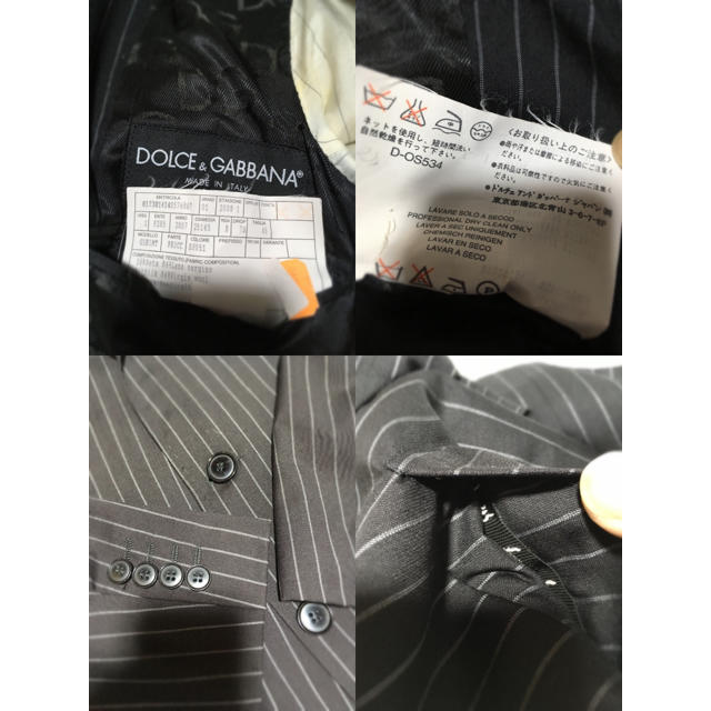 DOLCE&GABBANA(ドルチェアンドガッバーナ)のoil様専用☆感謝祭☆ドルチェ&ガッバーナ  ☆size 48 メンズのジャケット/アウター(テーラードジャケット)の商品写真