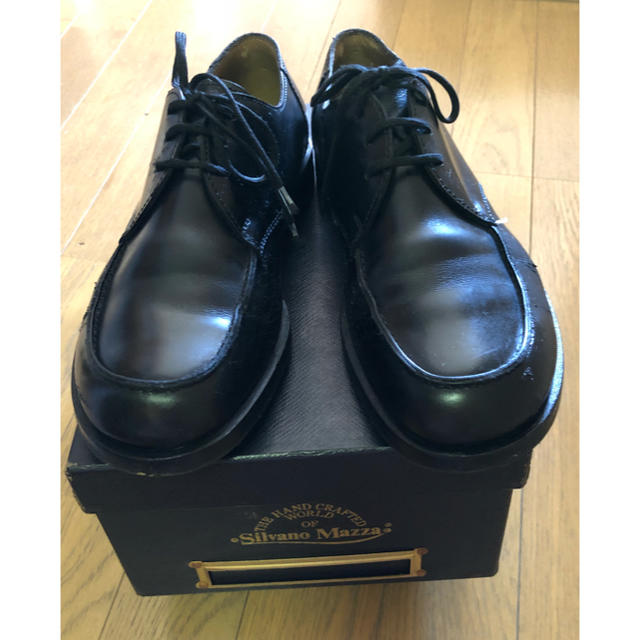 SILVANO MAZZA(シルバノマッツァ)のシルバノマッツァ Uチップシューズ 黒 38 レディースの靴/シューズ(ローファー/革靴)の商品写真