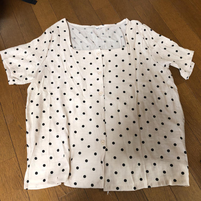 ZARA(ザラ)のドットブラウス レディースのトップス(シャツ/ブラウス(半袖/袖なし))の商品写真