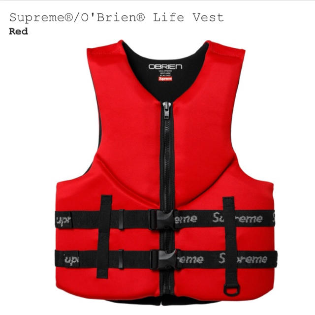 Supreme - Sサイズ  Supreme O'Brien Life Vest