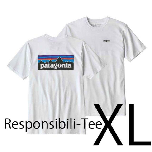 新品 XL 即日発送パタゴニア 日本サイズXXL P6 ロゴ Tシャツ白