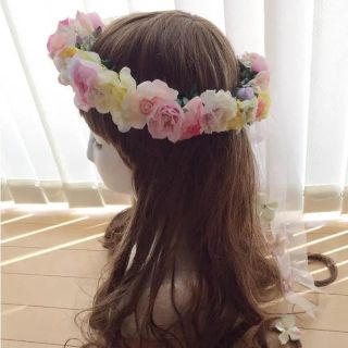 花かんむり♡ラプンツェル ボリュームあり(ヘアアクセサリー)