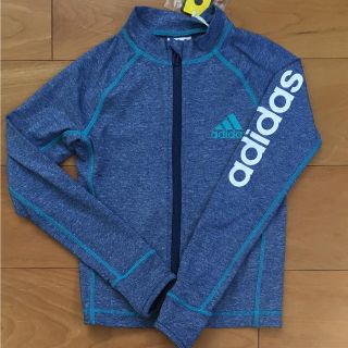 アディダス(adidas)の新品 アディダス ラッシュガードフルジップ 130(水着)