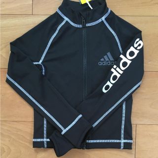 アディダス(adidas)の新品 アディダス ラッシュガード フルジップ 120(水着)