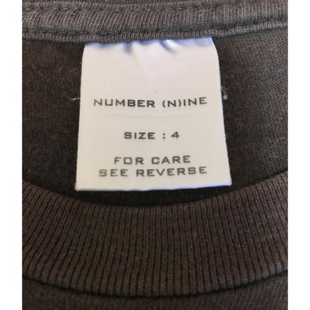 NUMBER (N)INE(ナンバーナイン)のnumber nine ナンバーナイン 加工Tee メンズ メンズのトップス(Tシャツ/カットソー(半袖/袖なし))の商品写真