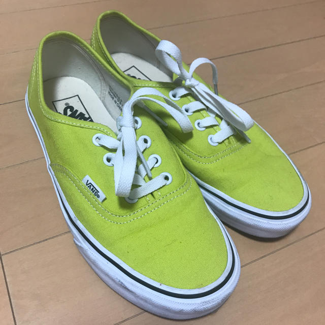 ニューヨーク購入 VANS レアカラー イエローグリーン