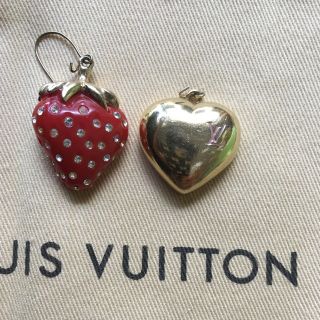 ルイヴィトン(LOUIS VUITTON)のルイヴィトン ストロベリー&ハートピアス(ピアス)