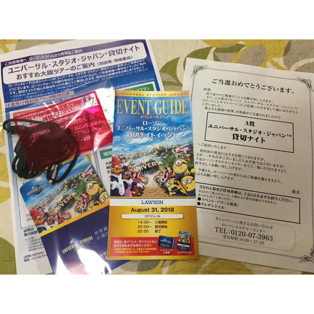 ユニバーサルスタジオジャパン USJ 貸切ナイト ペアチケット ローソン-