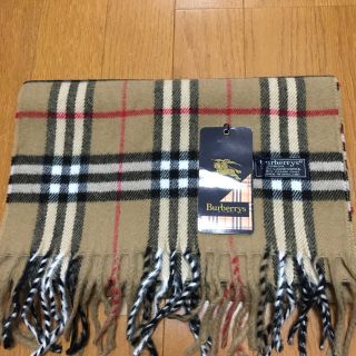 バーバリー(BURBERRY)の新品 タグ付き バーバリー マフラー ノバチェック ラムウール100 コート(マフラー)