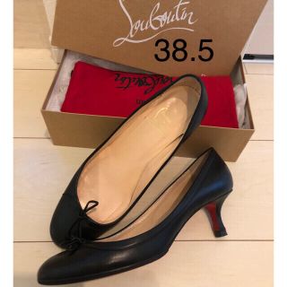 クリスチャンルブタン(Christian Louboutin)の中古 クリスチャンルブタン パンプス 黒×カーフ 38.5(ハイヒール/パンプス)