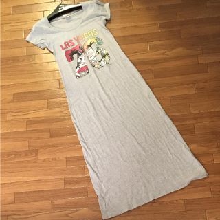 ローズバッド(ROSE BUD)のTシャツワンピ ロサンゼルス(ロングワンピース/マキシワンピース)