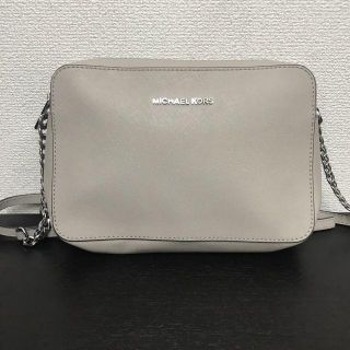 マイケルコース(Michael Kors)のマイケルコース　チェーン　ショルダーバッグ　グレー　レザー (ショルダーバッグ)