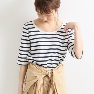 スピックアンドスパン(Spick & Span)のSpick & Span デラヴェボーダーUネック(Tシャツ(半袖/袖なし))