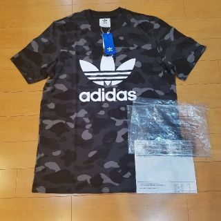 シュプリーム(Supreme)のadidas❌APEコラボ Tee(Tシャツ/カットソー(半袖/袖なし))