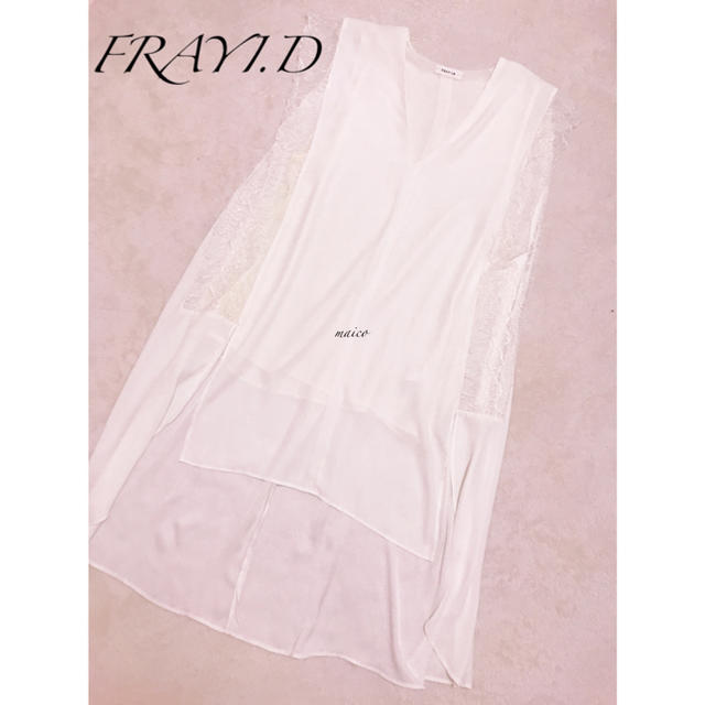 FRAY I.D(フレイアイディー)のFRAY I.D☆レースコンビブラウス レディースのトップス(シャツ/ブラウス(半袖/袖なし))の商品写真