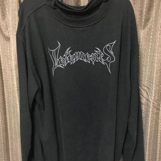 vetements メタルロゴ リバーシブルスウェット(スウェット)