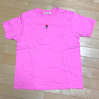 ダブルシー(wc)のW♡C ローズ刺繍Tシャツ(Tシャツ(半袖/袖なし))