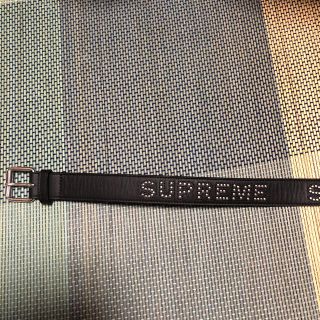 シュプリーム(Supreme)のsupreme レザーベルト 黒 S M 新品未使用 18SS 専用(ベルト)