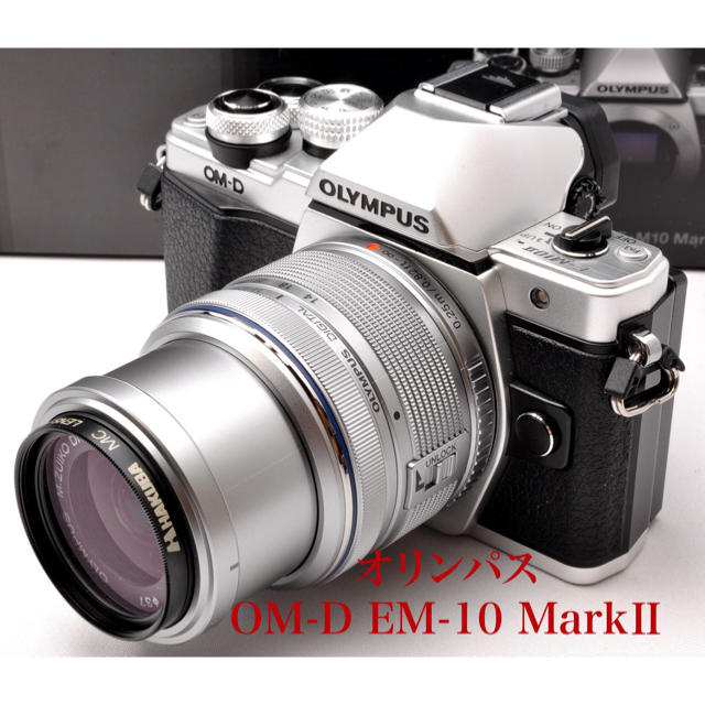 OLYMPUSの■ほぼ新品■ OLYMPUS OM-D E-M10 MarkII シルバー