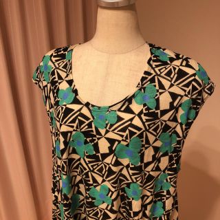 ツモリチサト(TSUMORI CHISATO)のツモリチサト☆フラワーTC幾何学 ワンピース(ひざ丈ワンピース)