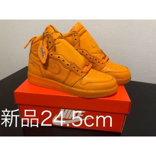 ナイキ(NIKE)の新品24.5cm ジョーダン 1 レトロ ハイ ゲータレード オレンジ(スニーカー)