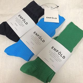 エンフォルド(ENFOLD)の♯08 marché エンフォルド 新品ソックス 38サイズ 期間限定セット販売(ソックス)