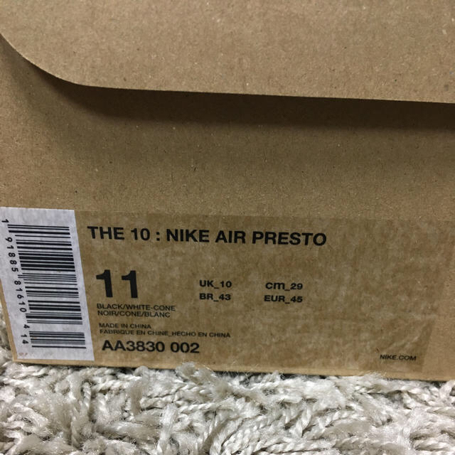 NIKE(ナイキ)のNike Off White Air Presto 29cm メンズの靴/シューズ(スニーカー)の商品写真