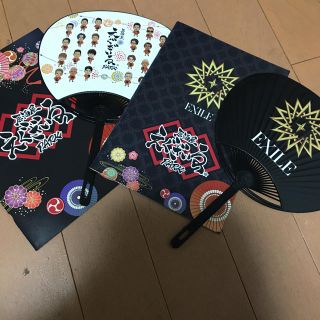 エグザイル(EXILE)の居酒屋えぐざいる うちわ2点セット(ミュージシャン)