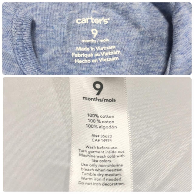 carter's(カーターズ)のカーターズ ＊ ロンパース ＊ 下着 ＊ ベビー キッズ ＊ 子供服 キッズ/ベビー/マタニティのベビー服(~85cm)(ロンパース)の商品写真