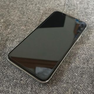 アイフォーン(iPhone)のiPhoneX 256GB シルバー  美品 Apple care ケース付き(スマートフォン本体)