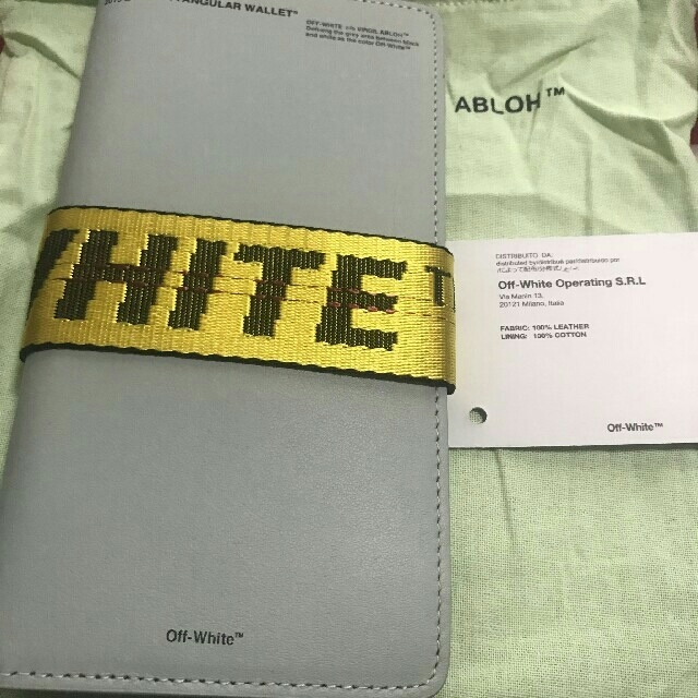 off white wallet財布オフホワイト