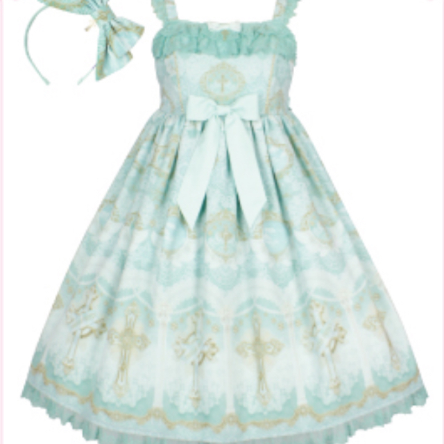 Angelic Pretty - 新品 angelic pretty celestial JSK 東京店限定ミントの通販 by さくらこ's