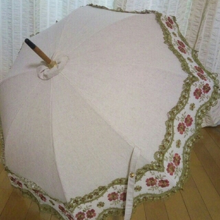 フランス製　アンティーク日傘(傘)