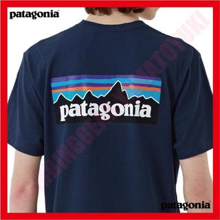 パタゴニア(patagonia)のパタゴニア patagonia S/S ロゴTシャツ サイズ：M　NAVY(Tシャツ/カットソー(半袖/袖なし))