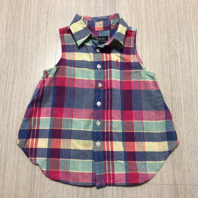 POLO RALPH LAUREN(ポロラルフローレン)のPOLO ラルフローレン 3T シャツタンク キッズ/ベビー/マタニティのキッズ服女の子用(90cm~)(Tシャツ/カットソー)の商品写真