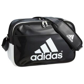 アディダス(adidas)の値下げしました！■adidasアディダス■エナメルバッグ■新品未使用■(ショルダーバッグ)