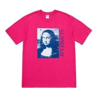 シュプリーム(Supreme)のHot Pink Lサイズ 2018 S/S Supreme Mona Lisa(Tシャツ/カットソー(半袖/袖なし))