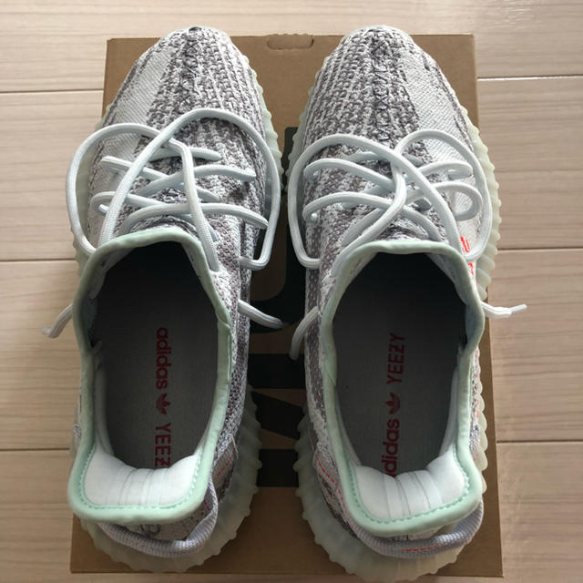 確実正規 yeezy blue tint