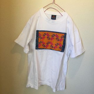 サンタモニカ(Santa Monica)の古着 モン族vintage刺繍 Tシャツ(Tシャツ(半袖/袖なし))